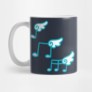 Angel Wings Musical Notes Mug